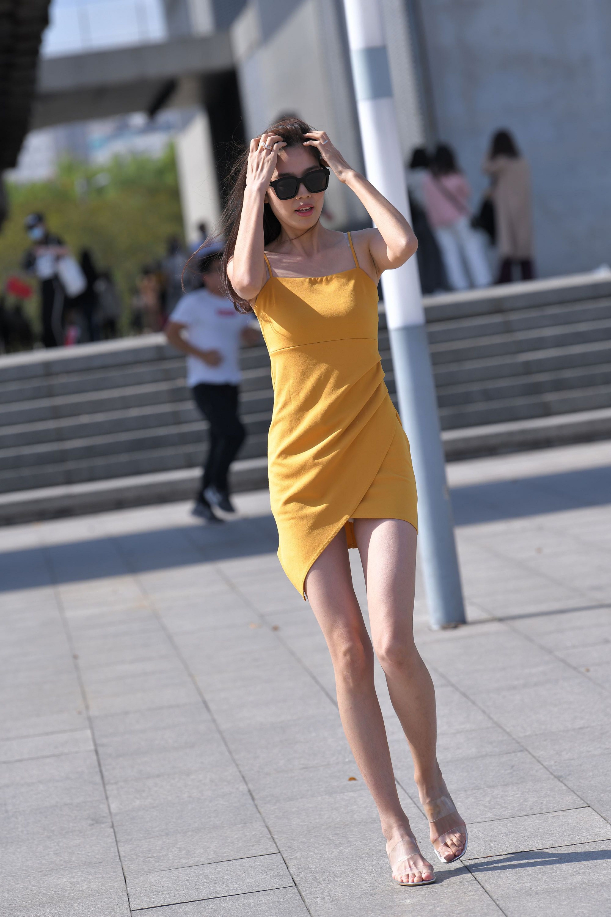 M00977-黄色短裙插图6
