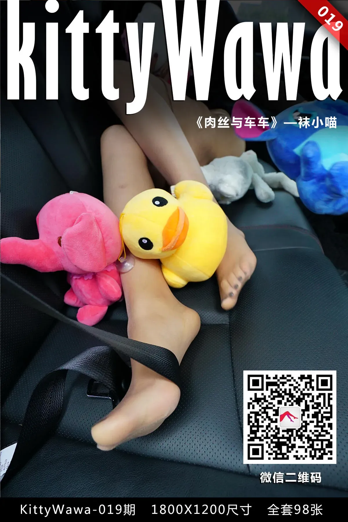 袜小喵 KT019 肉肉与车车[100P]插图