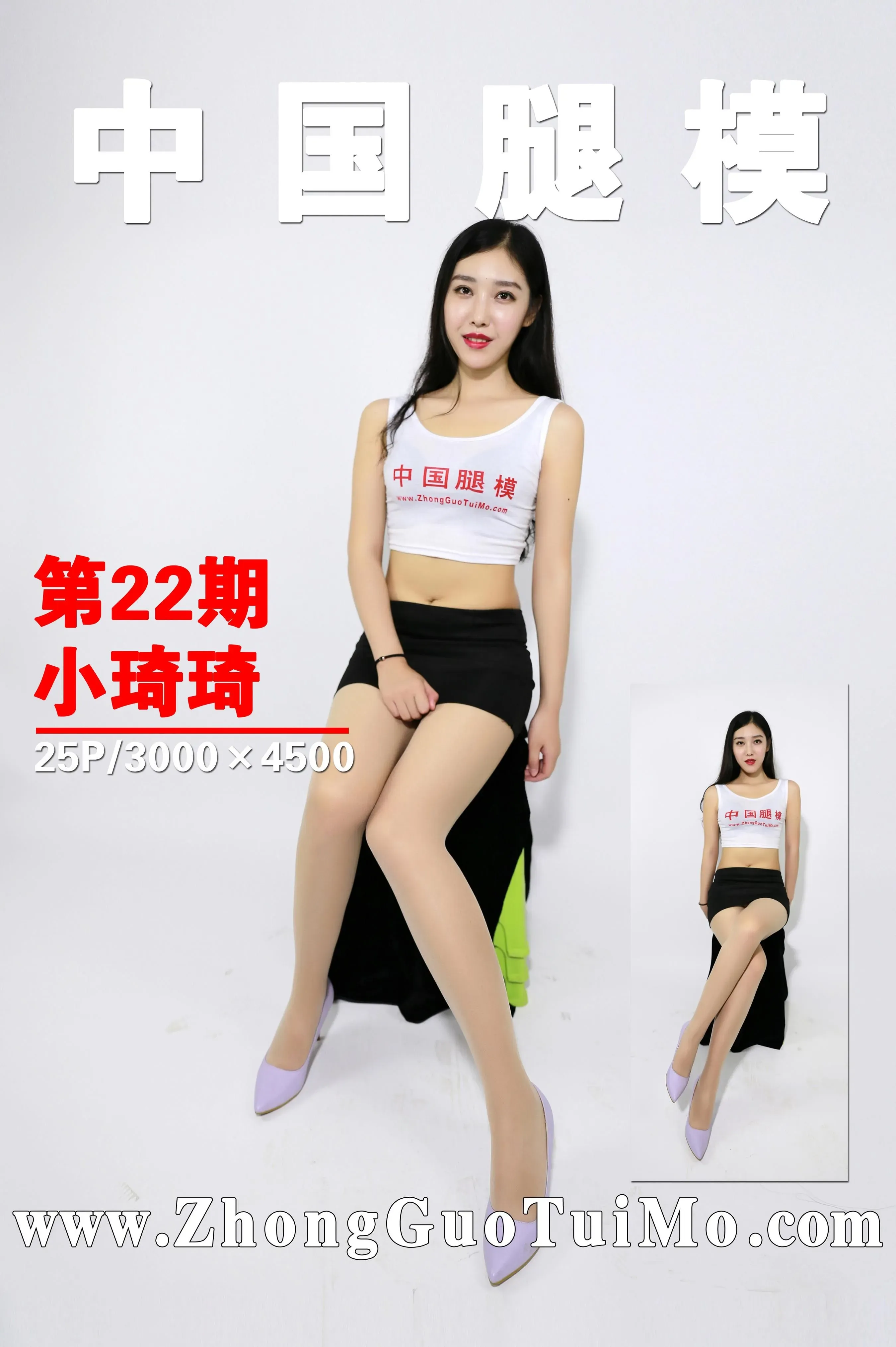 [中国腿模] No.022 小琦琦官方原版高清套图[27P]插图