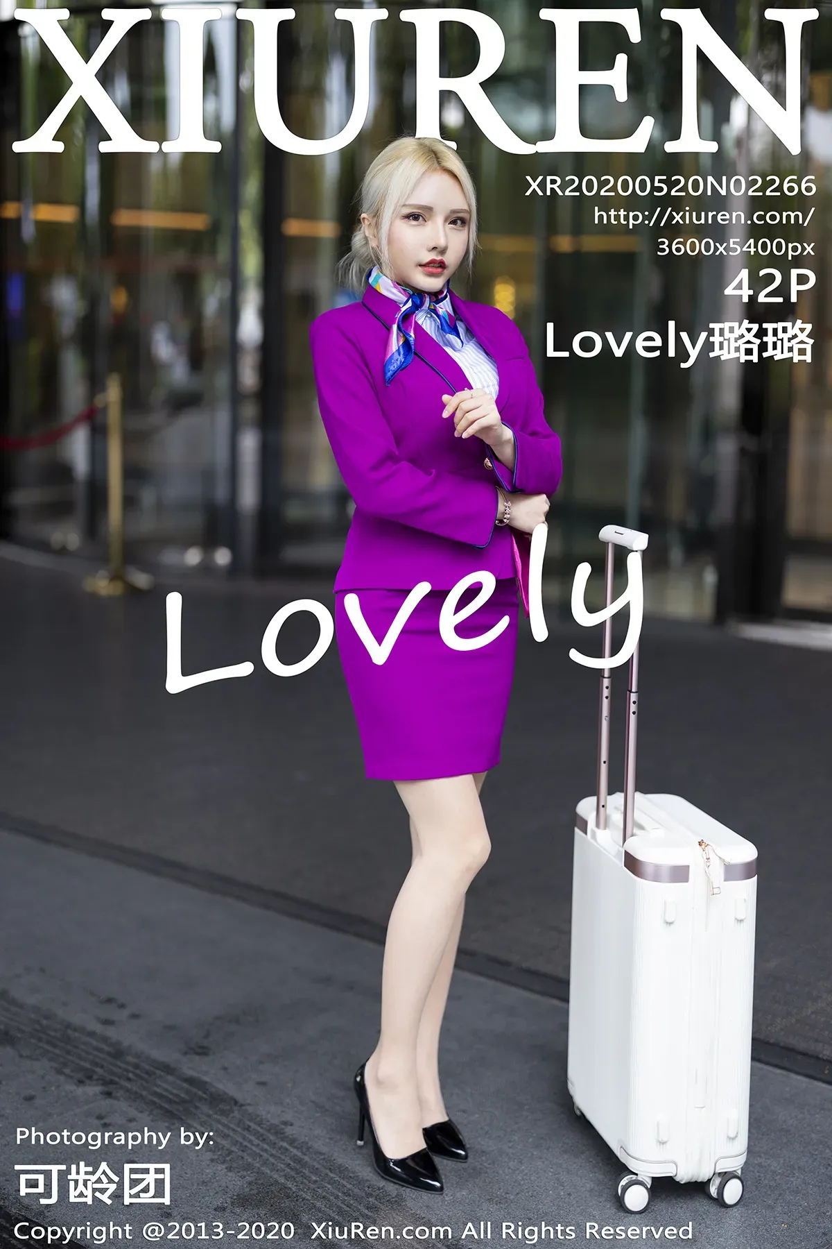 [Xiuren秀人网] 2020.05.20 NO.2266 空姐丝袜 Lovely璐璐[43P]插图