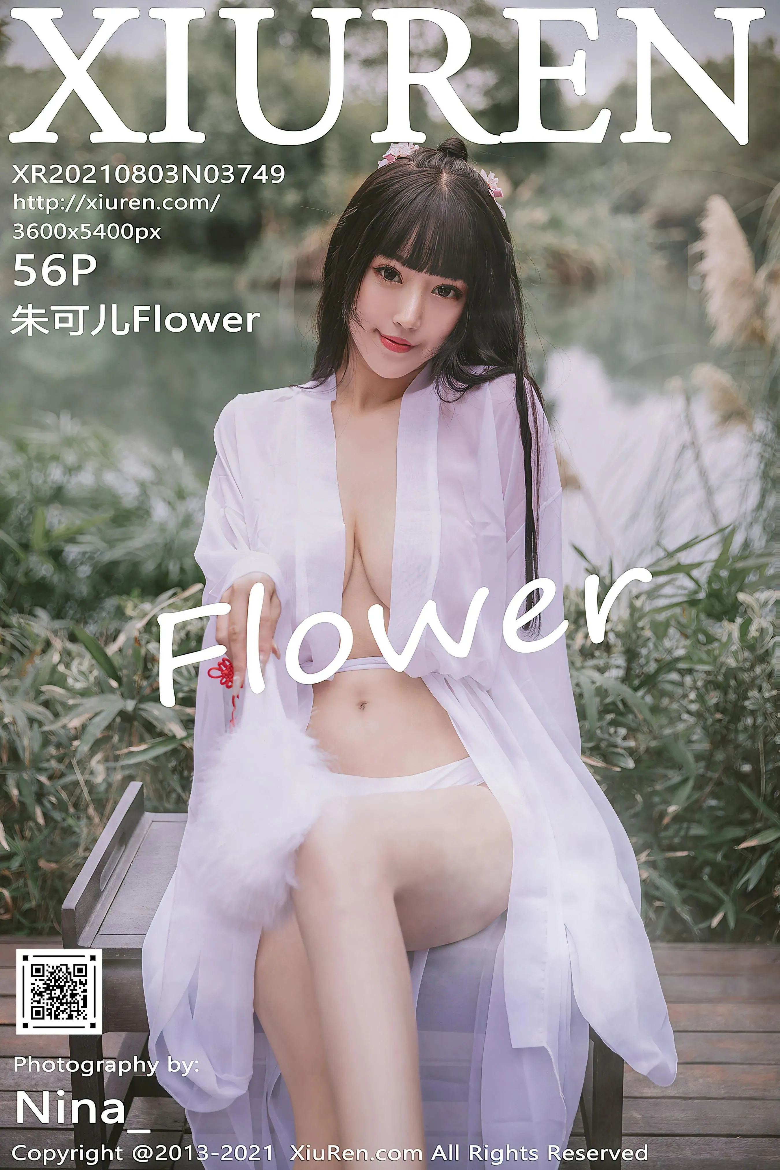 [Xiuren秀人网]2021.08.03 NO.3749 朱可儿Flower[57P]插图