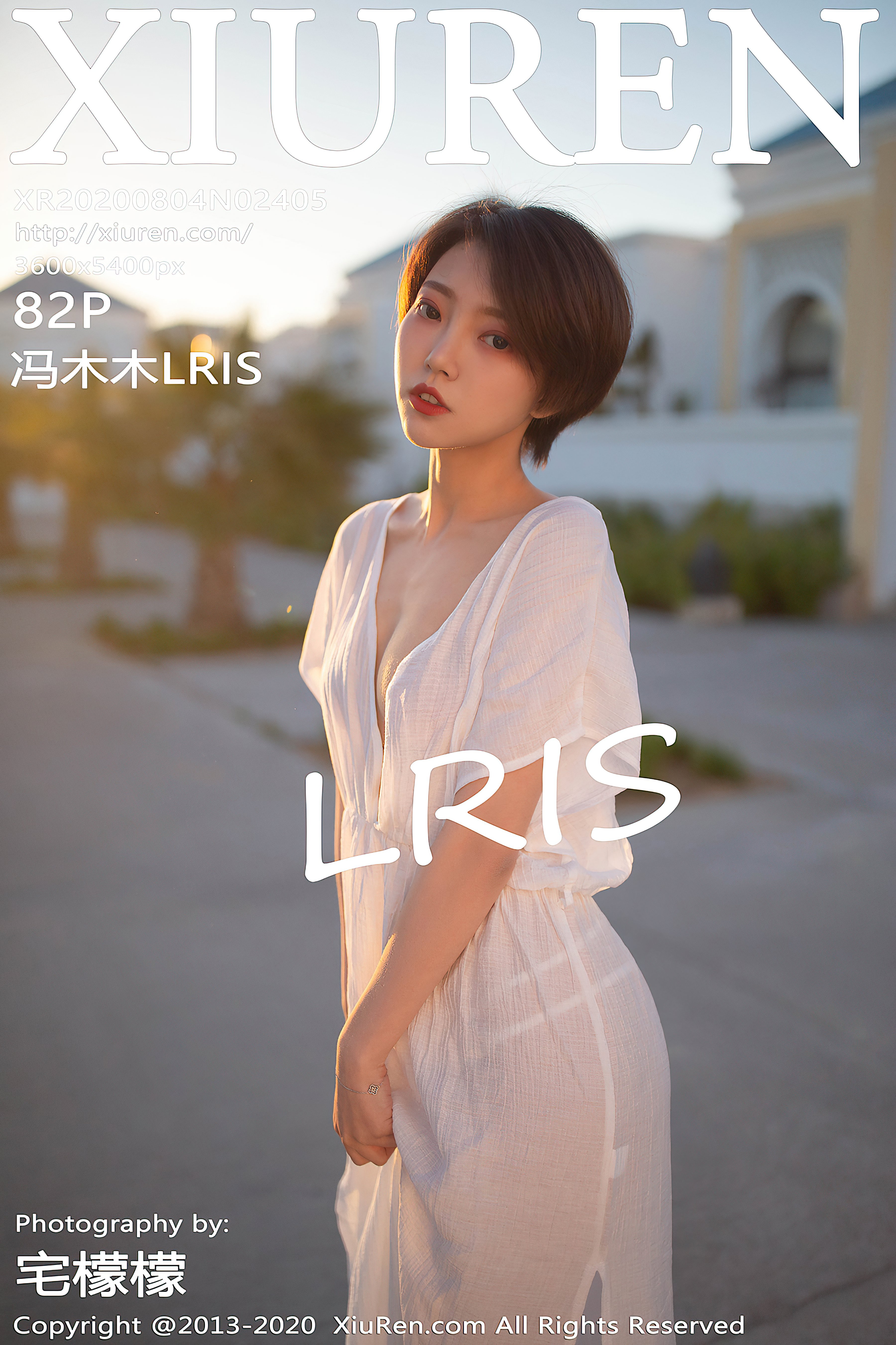 [Xiuren秀人网] 2020.08.04 NO.2405 白色睡衣蕾丝 冯木木IRIS[83P]插图